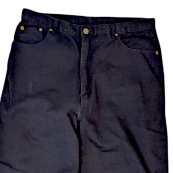 VINTAGE Huntington Ridge high waisted black jeans sz 18 - Picture 4 of 8